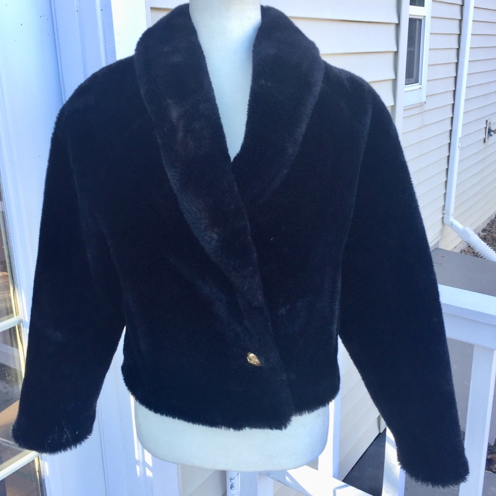 Monterey Vintage Plush Jacket.  size 10